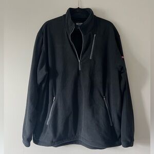 SCOTTeVEST Black Fleece 1/4 Zip Utility Jacket | Hidden TEC Pockets | Size XL